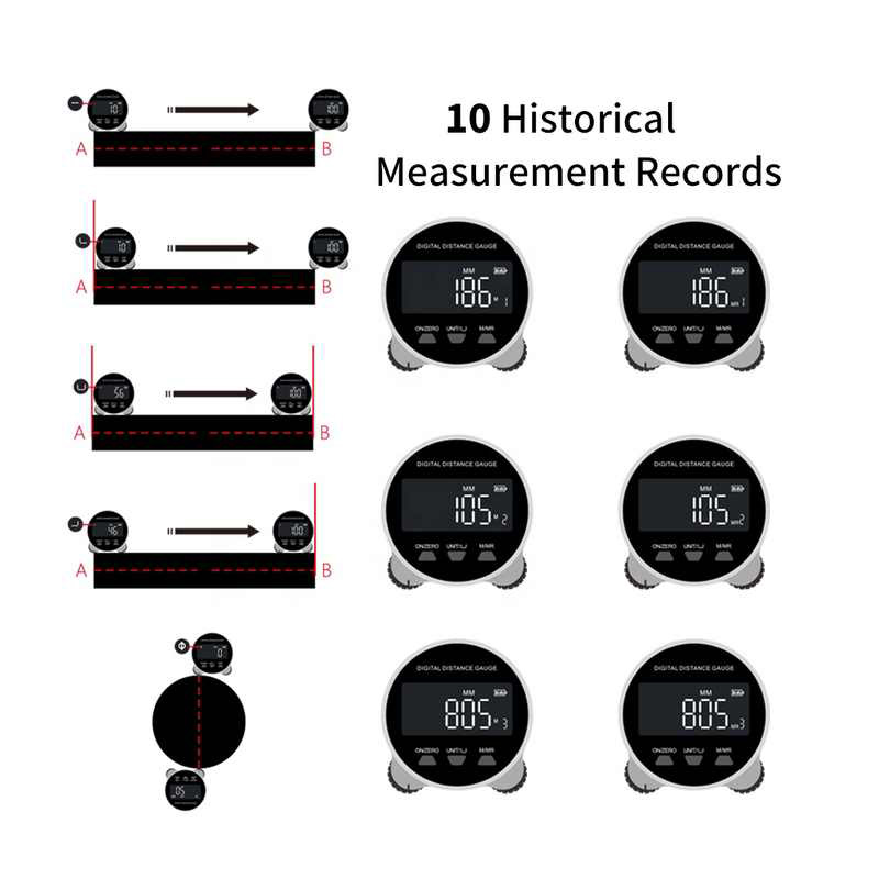 Miniatura 6 de Metro Digital Pantalla Lcd Regla Rodillo